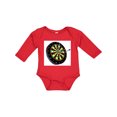 thumbnail image 1 of Inktastic Dart Board Boys or Girls Long Sleeve Baby Bodysuit, 1 of 5