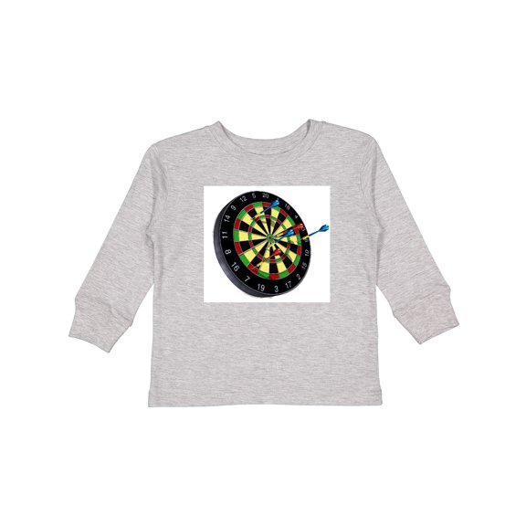 Inktastic Dart Board Boys or Girls Long Sleeve Toddler T-Shirt
