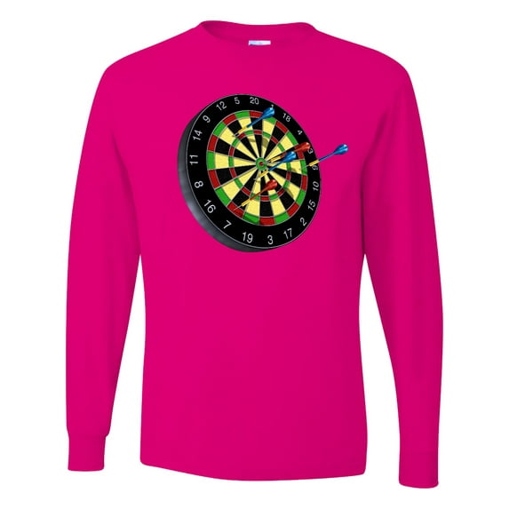 Inktastic Dart Board Long Sleeve T-Shirt