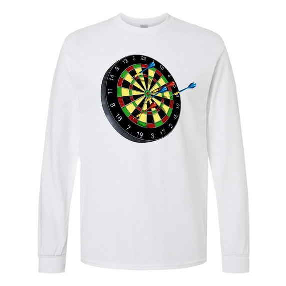 Inktastic Dart Board Long Sleeve T-Shirt