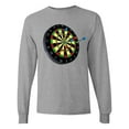 thumbnail image 1 of Inktastic Dart Board Long Sleeve T-Shirt, 1 of 5