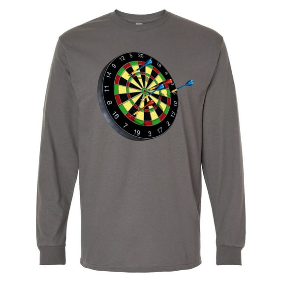 Inktastic Dart Board Long Sleeve T-Shirt