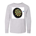 thumbnail image 1 of Inktastic Dart Board Long Sleeve Youth T-Shirt, 1 of 5