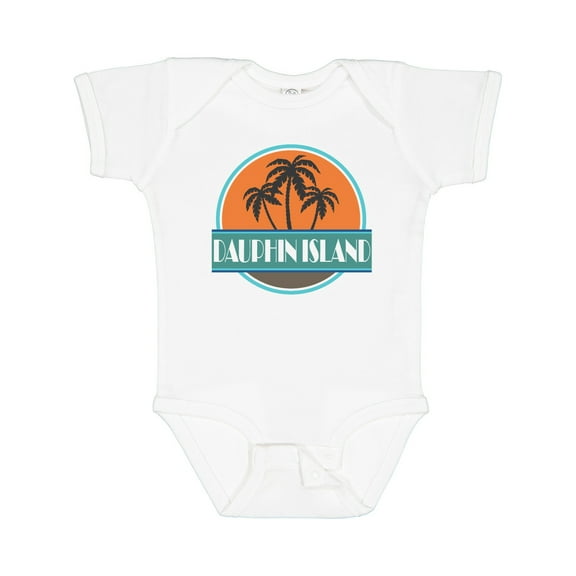 Inktastic Dauphin Island Alabama Vacation Boys or Girls Baby Bodysuit