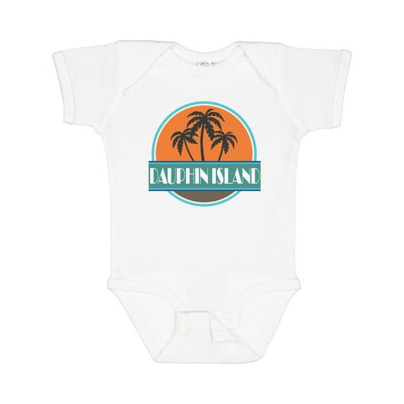 Inktastic Dauphin Island Alabama Vacation Boys or Girls Baby Bodysuit