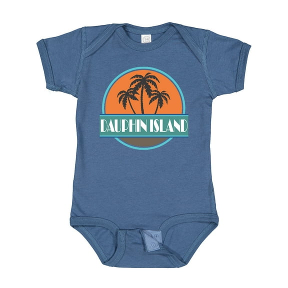 Inktastic Dauphin Island Alabama Vacation Boys or Girls Baby Bodysuit