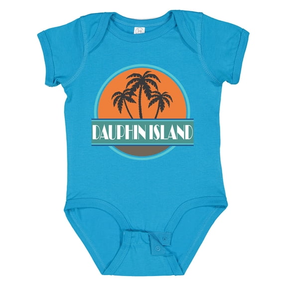 Inktastic Dauphin Island Alabama Vacation Boys or Girls Baby Bodysuit