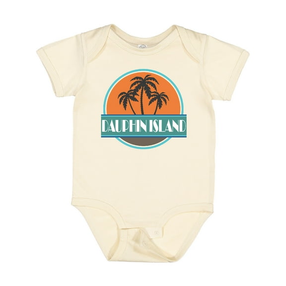 Inktastic Dauphin Island Alabama Vacation Boys or Girls Baby Bodysuit