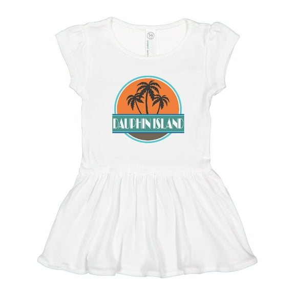 Inktastic Dauphin Island Alabama Vacation Girls Toddler Dress