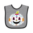 thumbnail image 1 of Inktastic Day Of The Dead Pumpkin Boys or Girls Baby Bib, 1 of 4