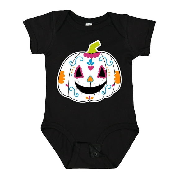 Inktastic Day Of The Dead Pumpkin Boys or Girls Baby Bodysuit