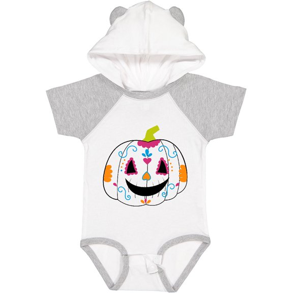 Inktastic Day Of The Dead Pumpkin Boys or Girls Baby Bodysuit