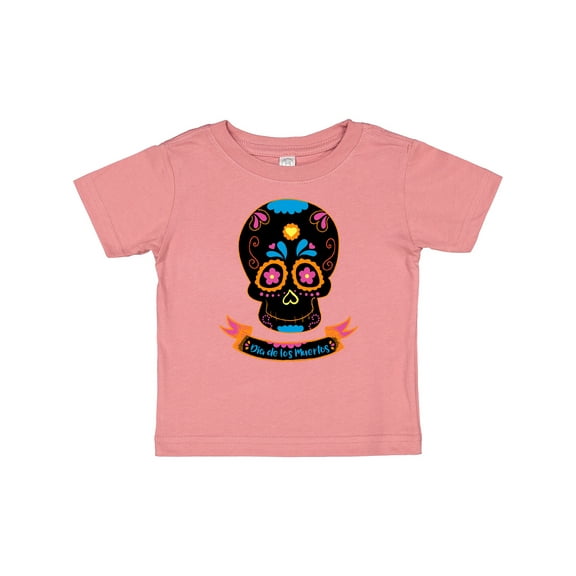 Inktastic Day Of The Dead Skull BLK Boys or Girls Baby T-Shirt