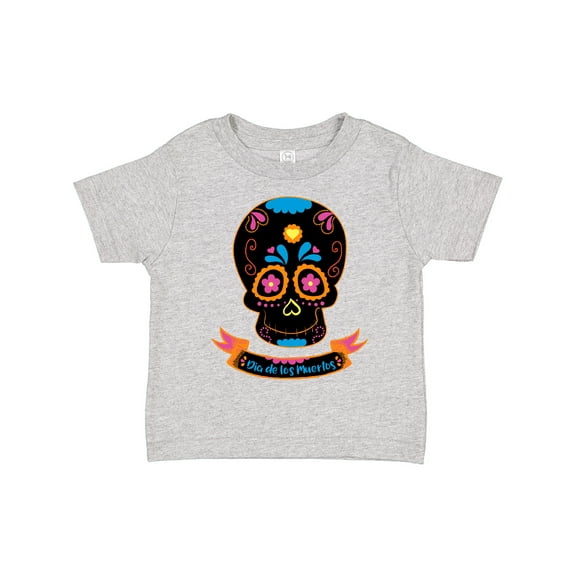 Inktastic Day of the Dead Skull Blk Boys or Girls Toddler T-Shirt