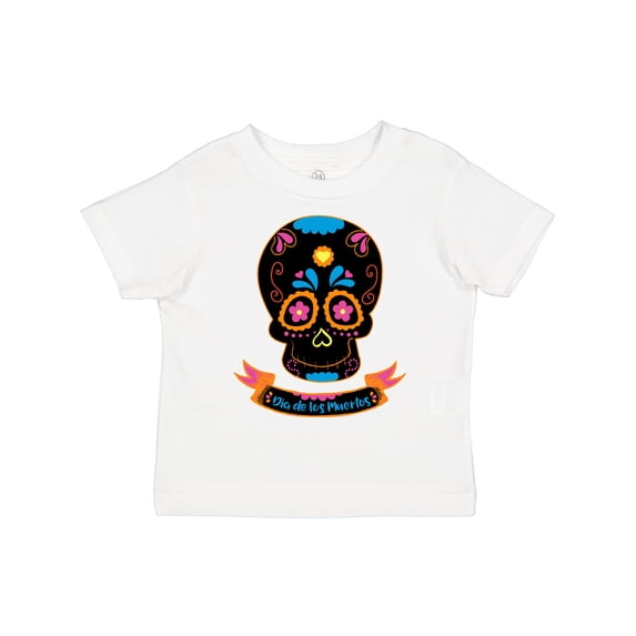 Inktastic Day of the Dead Skull Blk Boys or Girls Toddler T-Shirt