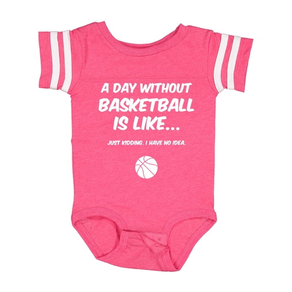 Inktastic Day Without Basketball 2 Boys or Girls Baby Bodysuit