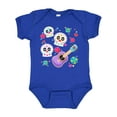 thumbnail image 1 of Inktastic Day of the Dead Owl Sugar Skulls and Guitar Boys or Girls Baby Bodysuit, 1 of 5
