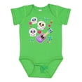 thumbnail image 1 of Inktastic Day of the Dead Owl Sugar Skulls and Guitar Boys or Girls Baby Bodysuit, 1 of 5