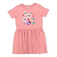 thumbnail image 1 of Inktastic Day of the Dead Owl Sugar Skulls and Guitar Girls Toddler Dress, 1 of 5