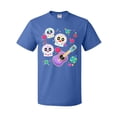thumbnail image 1 of Inktastic Day of the Dead Owl Sugar Skulls and Guitar T-Shirt, 1 of 5