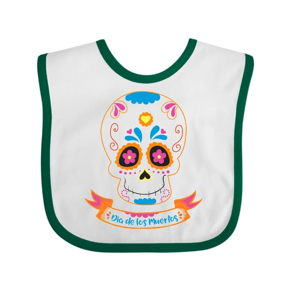 Inktastic Day of the Dead Skull Boys or Girls Baby Bib