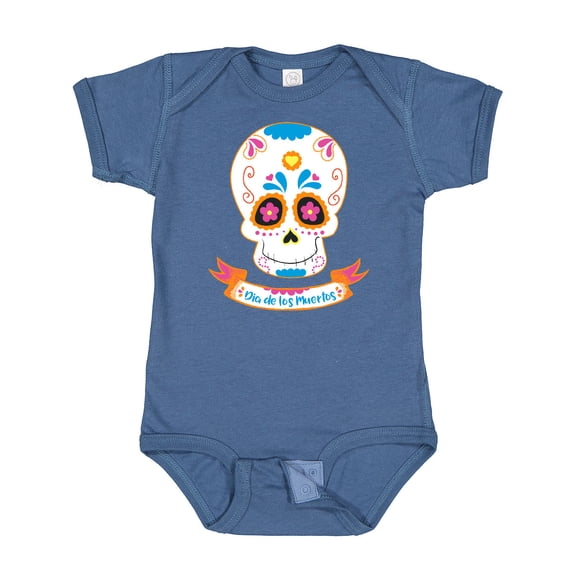 Inktastic Day of the Dead Skull Boys or Girls Baby Bodysuit