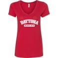 thumbnail image 1 of Inktastic Daytona Beach 1876 Women's V-Neck T-Shirt, 1 of 5