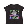thumbnail image 1 of Inktastic Daytona Beach Florida Cute Swimming Manatee Women's Plus Size T-Shirt, 1 of 5