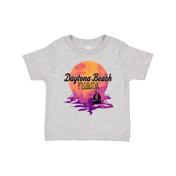 Inktastic Daytona Beach Florida Sunset Girls Toddler T-Shirt