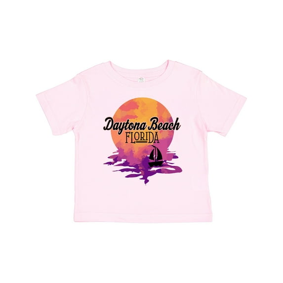 Inktastic Daytona Beach Florida Sunset Girls Toddler T-Shirt