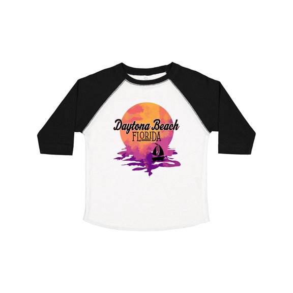 Inktastic Daytona Beach Florida Sunset Girls Toddler T-Shirt