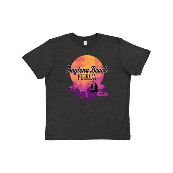 Inktastic Daytona Beach Florida Sunset Youth T-Shirt