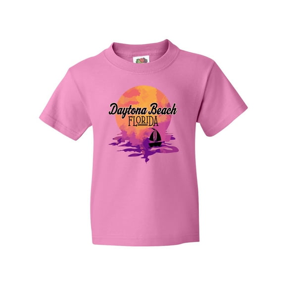 Inktastic Daytona Beach Florida Sunset Youth T-Shirt