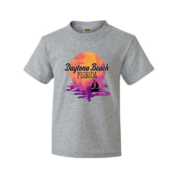 Inktastic Daytona Beach Florida Sunset Youth T-Shirt