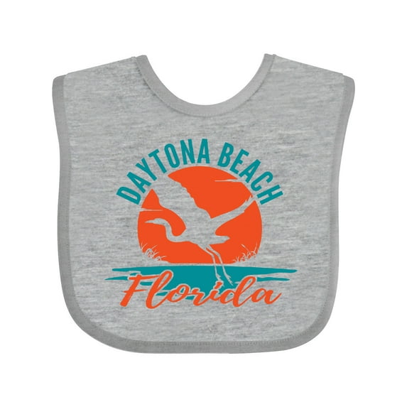 Inktastic Daytona Beach Florida Vacation Trip Boys or Girls Baby Bib