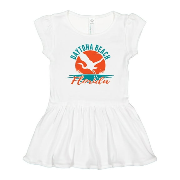 Inktastic Daytona Beach Florida Vacation Trip Girls Toddler Dress