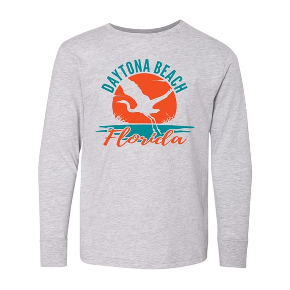 Inktastic Daytona Beach Florida Vacation Trip Long Sleeve Youth T-Shirt