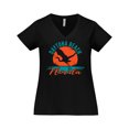 thumbnail image 1 of Inktastic Daytona Beach Florida Vacation Trip Women's Plus Size V-Neck T-Shirt, 1 of 5