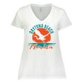 thumbnail image 1 of Inktastic Daytona Beach Florida Vacation Trip Women's Plus Size V-Neck T-Shirt, 1 of 5