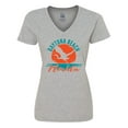 thumbnail image 1 of Inktastic Daytona Beach Florida Vacation Trip Women's V-Neck T-Shirt, 1 of 5