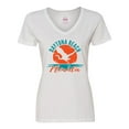 thumbnail image 1 of Inktastic Daytona Beach Florida Vacation Trip Women's V-Neck T-Shirt, 1 of 5