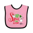 thumbnail image 1 of Inktastic Dear Santa I Can Explain Cute Snowman and Snowflakes Boys or Girls Baby Bib, 1 of 4