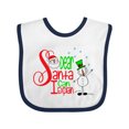 thumbnail image 1 of Inktastic Dear Santa I Can Explain Cute Snowman and Snowflakes Boys or Girls Baby Bib, 1 of 4
