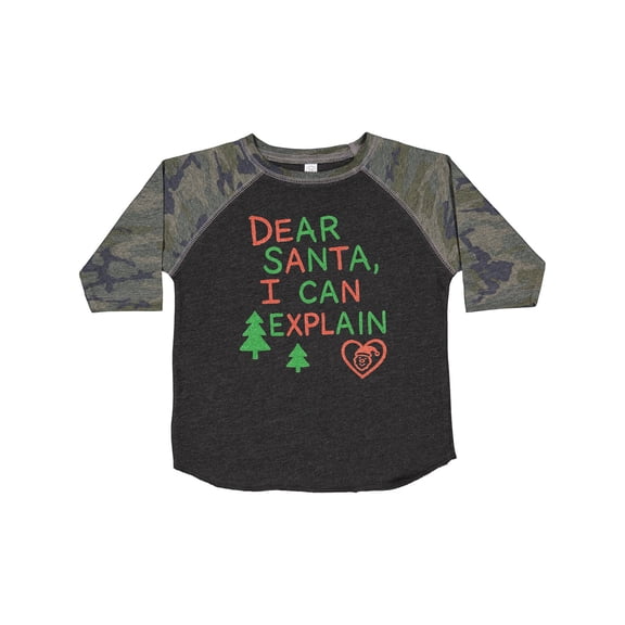 Inktastic Dear Santa I Can Explain Funny Christmas Boys or Girls Toddler T-Shirt