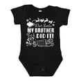 thumbnail image 1 of Inktastic Dear Santa, My Brother Did It Funny Christmas Boys or Girls Baby Bodysuit, 1 of 5
