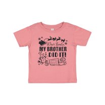Inktastic Dear Santa, My Brother Did It Funny Christmas Boys or Girls Baby T-Shirt