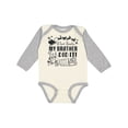 thumbnail image 1 of Inktastic Dear Santa, My Brother Did It Funny Christmas Boys or Girls Long Sleeve Baby Bodysuit, 1 of 5