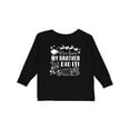thumbnail image 1 of Inktastic Dear Santa, My Brother Did It Funny Christmas Boys or Girls Long Sleeve Toddler T-Shirt, 1 of 5
