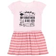 thumbnail image 1 of Inktastic Dear Santa, My Brother Did It Funny Christmas Gift Toddler Girl Dress, 1 of 4