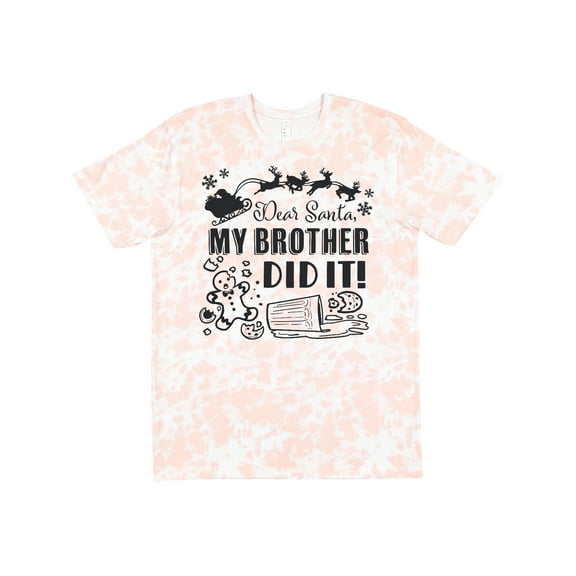 Inktastic Dear Santa, My Brother Did It Funny Christmas T-Shirt